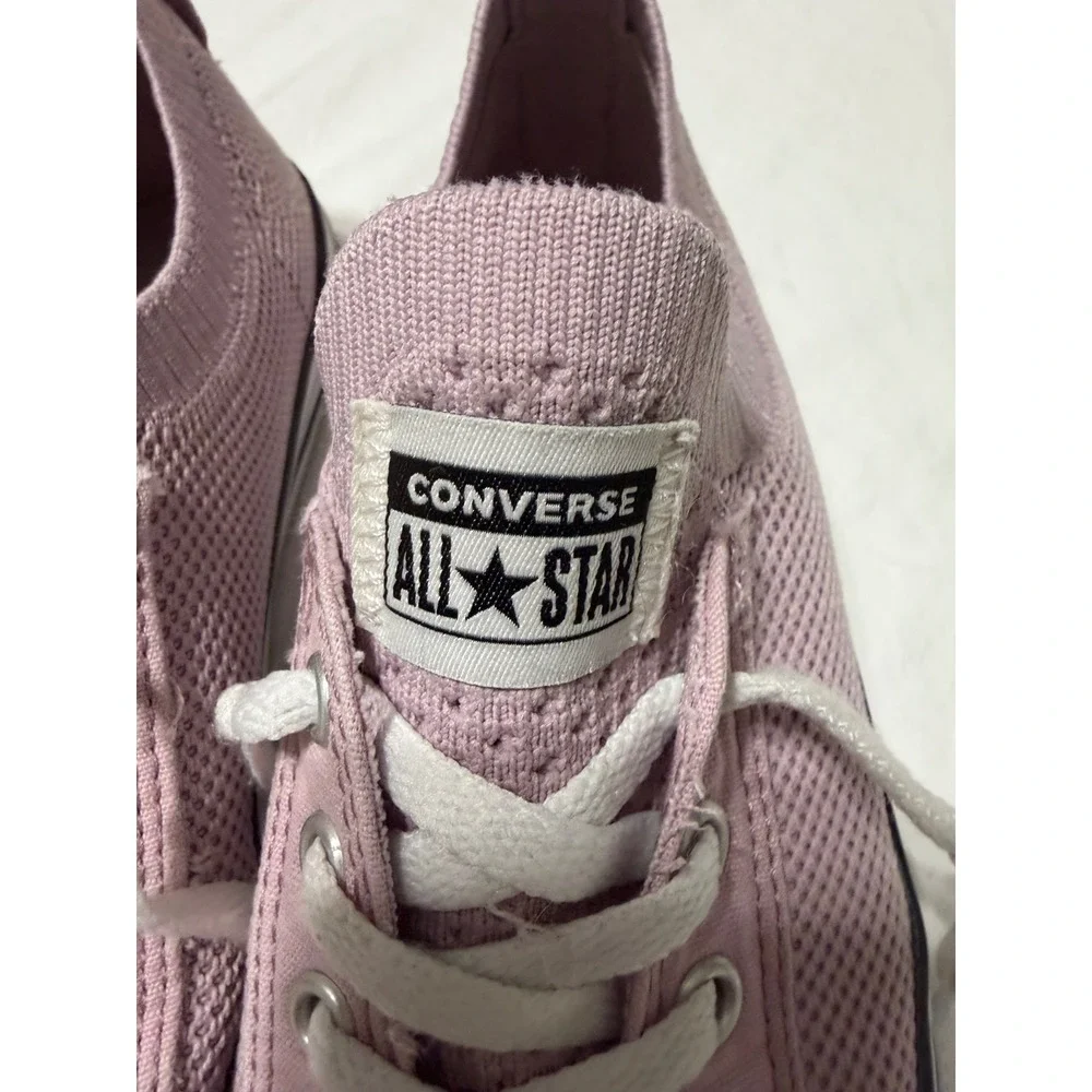 Converse Chuck Taylor All Star Shoreline Pink Knit Low Top Shoes A09072F Size 2Y